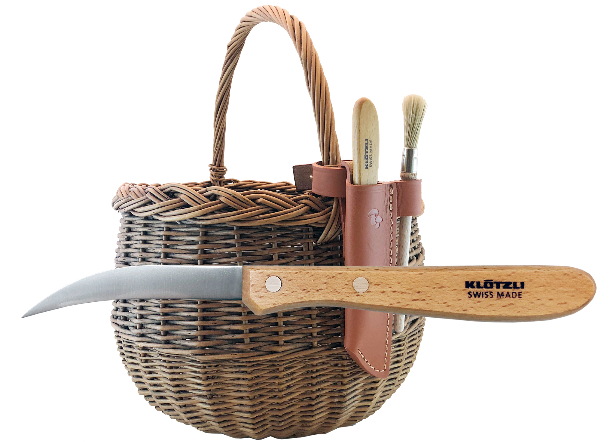 Klötzli Mushroom Basket Knife, made in Switzerland