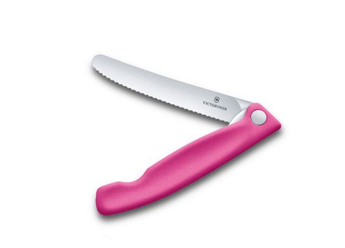 Faltbares Gemüsemesser pink