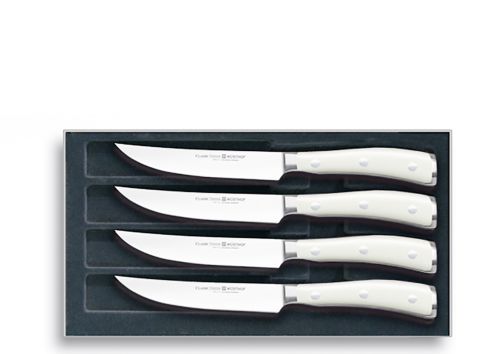 Classic Ikon Weiss Steakmesser-Set 4 Teilig