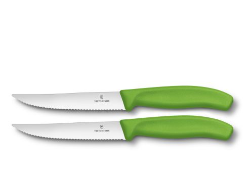 Pizza/Steakmesser 2er Set grün