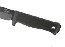 Survival Knife A1 Black, Leather