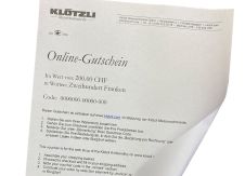 Gutschein Online 200