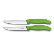 Pizza/Steakmesser 2er Set grün